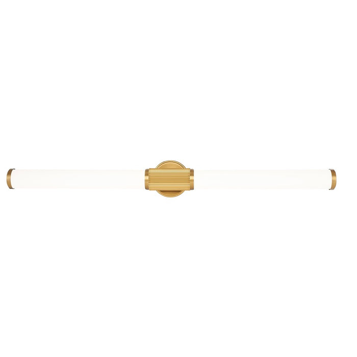 Z-Lite Solange 1Lt 4" LED Vanity/40W, Modern Gold/Opal White
