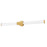 Z-Lite Solange 1Lt 4" LED Vanity/40W, Modern Gold/Opal White