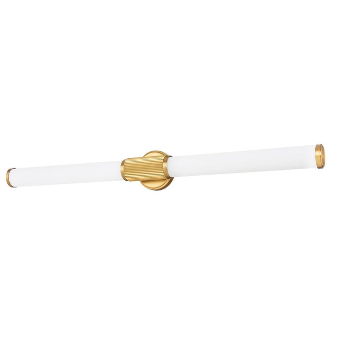 Z-Lite Solange 1Lt 4" LED Vanity/40W, Modern Gold/Opal White