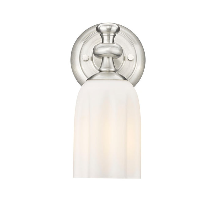 Z-Lite Orion 1 Light 4.75" Wall Sconce, Brushed Nickel/Opal Etched