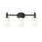 Z-Lite Orion 3 Light 22" Vanity, Matte Black/Opal Etched