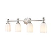 Z-Lite Orion 4 Light 31.25" Vanity, Brushed Nickel/Opal Etched - 1102-4V-BN
