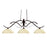 Z-Lite Phoenix 3 Light Island/Billiard Light, Bronze, Golden Mottle - 126BRZ-DGM14