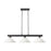 Z-Lite Coba Light 3 Light 8" Island/Billiard, Black, Opal Angle - 152MB-AMO14