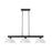 Z-Lite Coba Light 3 Light 8" Island/Billiard, Black, Opal Dome - 152MB-DMO14