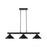 Z-Lite Coba Light 3 Light 8" Island/Billiard, Matte Black, Matte Black - 152MB-MMB