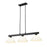 Z-Lite Coba Light 3 Light Billiard, Matte Black/White - 152MB-PWH