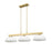 Z-Lite Cobalt 3 Light 13" Billiard, Modern Gold/Matte Opal