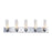 Z-Lite Ibis 5 Light Vanity Light, Chrome, Matte Opal - 163-5V