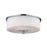 Z-Lite Ibis 2 Light Flush Mount, Chrome, Matte Opal - 163F-2