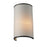 Z-Lite Cameo 1 Light Wall Sconce, Factory Bronze, Crème Linen - 165-1S