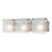 Z-Lite Zephyr 3 Light Vanity Light, Nickel, Clear Beveled & Frosted - 169-3V-BN