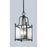 Z-Lite Fairview 3 Light Pendant, 8.25x19", Bronze, Clear Bevel Out/Clr In - 177-3S