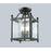 Z-Lite Fairview 3 Light Semi-Flush Mount, 8.25x12.5", Bronze, Clear Bevel/Clr - 177-3SF-S