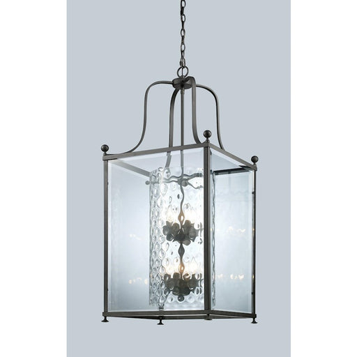 Z-Lite Fairview 8 Light Pendant, Bronze, Clear Beveled Out/Clear In - 177-8