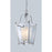 Z-Lite Ashbury 3 Light Pendant, Chrome, Clear Beveled Out/Matte Opal In - 178-3