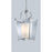 Z-Lite Ashbury 4 Light Pendant, Chrome, Clear Beveled Out/Matte Opal In - 178-4