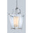 Z-Lite Ashbury 8 Light Pendant, Chrome, Clear Beveled Out/Matte Opal In - 178-8
