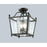 Z-Lite Ashbury 3 Light Semi-Flush Mount, 10.875x14", Bronze, Clear Bevel/Clr - 179-3SF-S