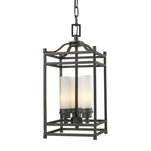 Z-Lite Altadore 3 Light Pendant, Bronze, Matte Opal - 181-3