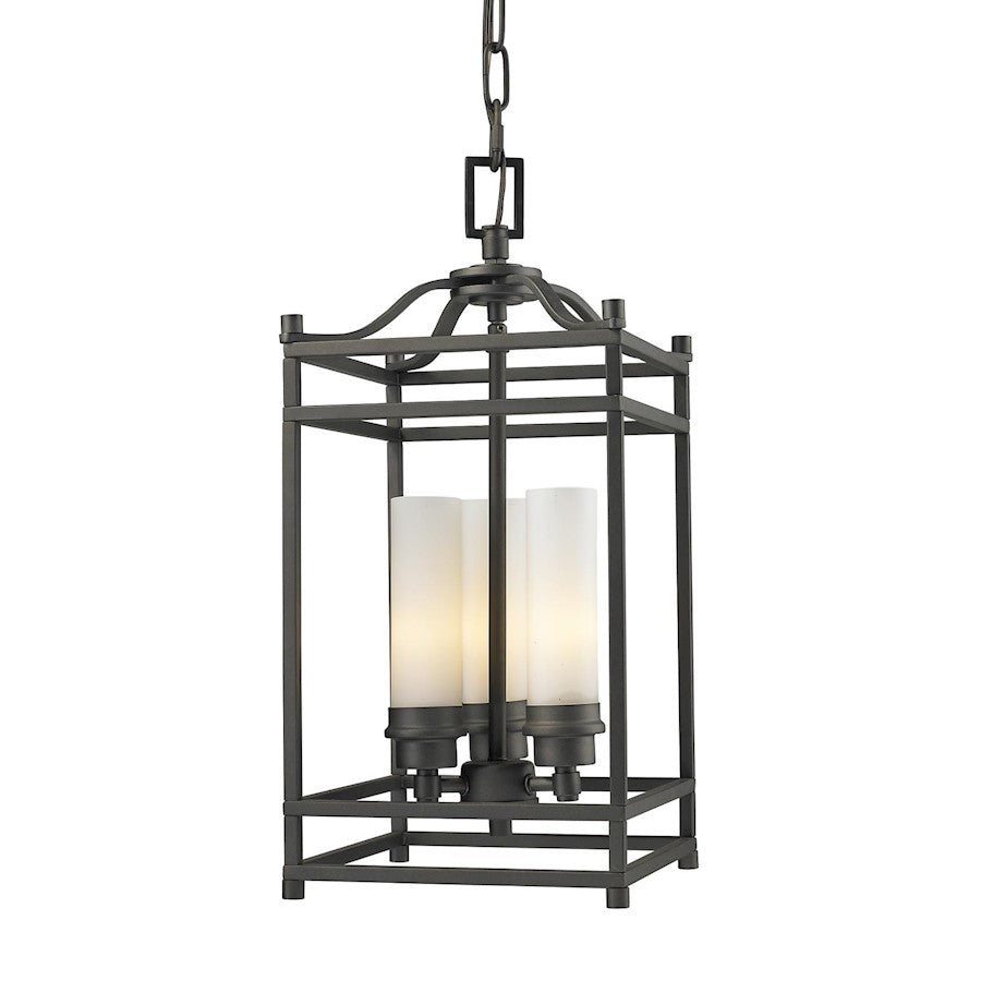 Z-Lite Altadore 3 Light Pendant, Bronze, Matte Opal - 181-3