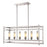 Z-Lite Altadore 6 Light Pendant, Brushed Nickel/Matte Opal - 182-6