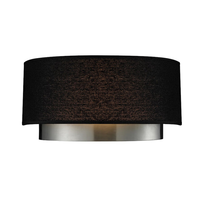 Z-Lite Jade 2 Light Wall Sconce, Chrome, Black - 187-2S
