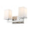 Z-Lite Tidal 2 Light Vanity Light, Chrome/Matte Opal