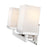 Z-Lite Tidal 2 Light Vanity Light, Chrome/Matte Opal