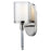 Z-Lite Argenta 1 Light Wall Sconce, Chrome, Clear Out/Matte Opal In - 1908-1S