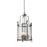 Z-Lite Wyndham 4 Light Pendant, Brushed Nickel, Clear - 191-4