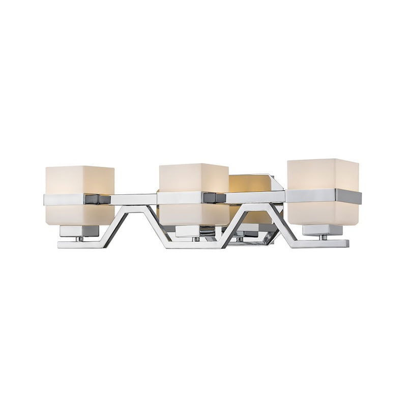 Z-Lite Ascend 3 Light Vanity Light, Chrome, Matte Opal - 1915-3V-CH-LED