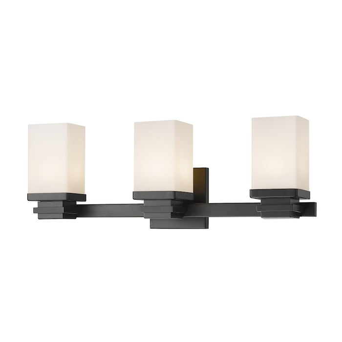 Z-Lite Avige 3 Light Vanity Light, Bronze, Matte Opal - 1916-3V-BRZ-LED