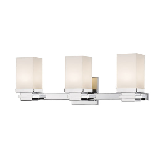 Z-Lite Avige 3 Light Vanity Light, Chrome, Matte Opal - 1916-3V-CH-LED