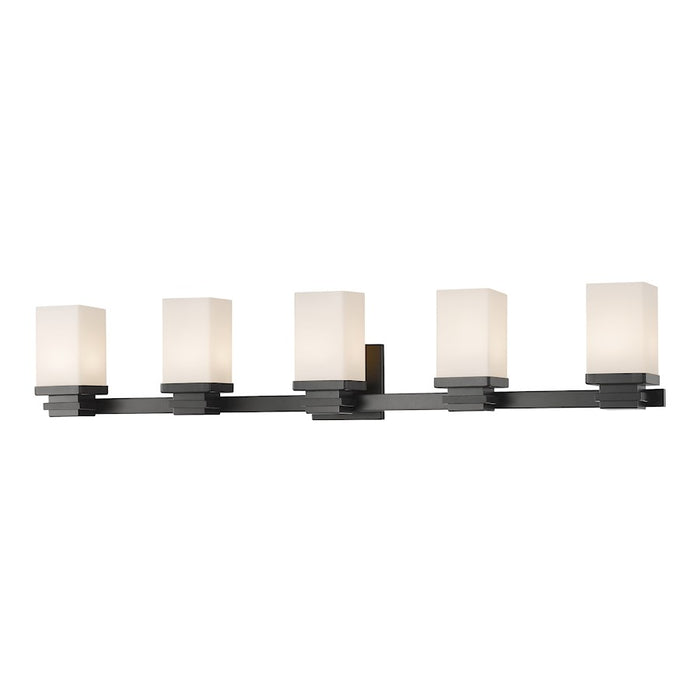 Z-Lite Avige 5 Light Vanity Light, Bronze, Matte Opal - 1916-5V-BRZ-LED