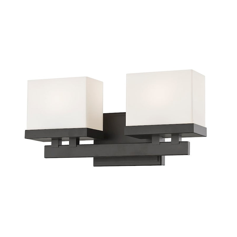 Z-Lite Rivulet 2 Light Vanity in Bronze - 1919-2V-BRZ-LED