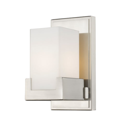 Z-Lite Peak 1 Light Vanity in Brushed Nickel - 1920-1S-BN-LED