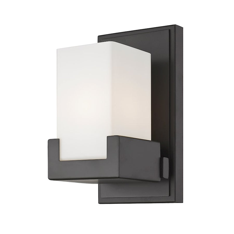 Z-Lite Peak 1 Light Vanity in Bronze - 1920-1S-BRZ-LED