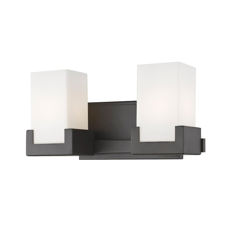 Z-Lite Peak 2 Light Vanity in Bronze - 1920-2V-BRZ-LED