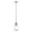 Z-Lite Ethos 1 Light Mini Pendant, Chrome/Clear - 1921MP-CH-LED