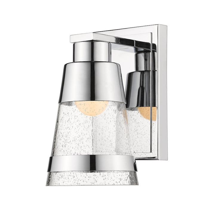 Z-Lite Ethos 1 Light Wall Sconce, Chrome/Seedy - 1922-1S-CH-LED