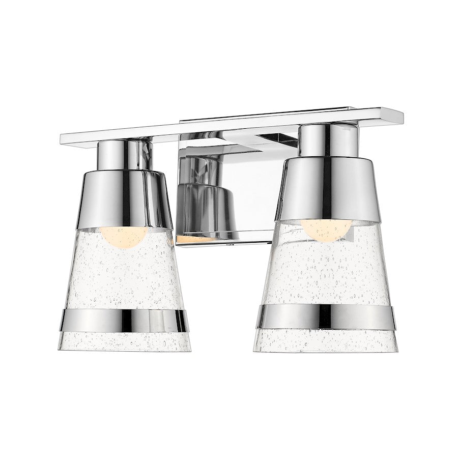 Z-Lite Ethos 2 Light Vanity, Chrome/Seedy - 1922-2V-CH-LED