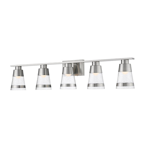 Z-Lite Ethos 5 Light Vanity, Brushed Nickel/Seedy - 1922-5V-BN-LED