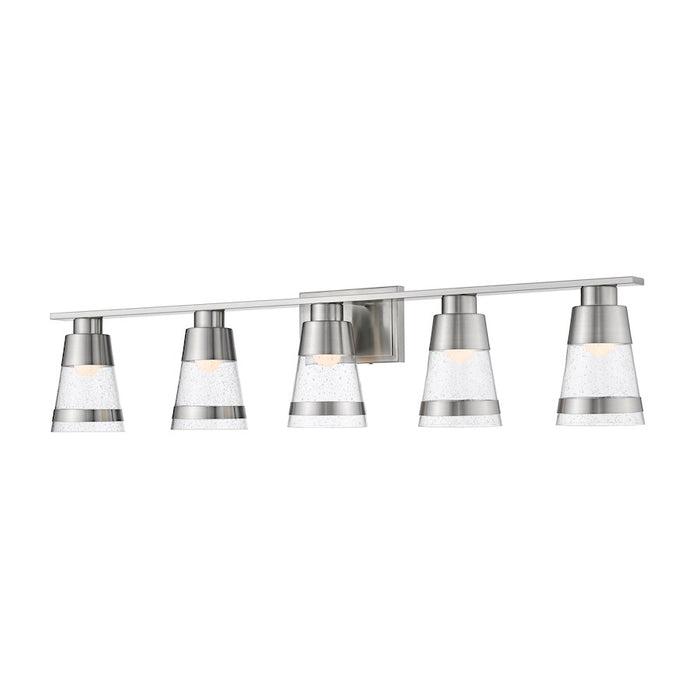 Z-Lite Ethos 5 Light Vanity, Brushed Nickel/Seedy - 1922-5V-BN-LED