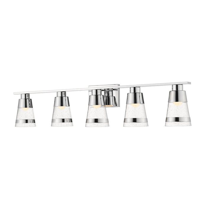 Z-Lite Ethos 5 Light Vanity, Chrome/Seedy - 1922-5V-CH-LED
