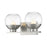 Z-Lite Osono 2 Light Vanity, Brushed Nickel - 1924-2V-BN-LED