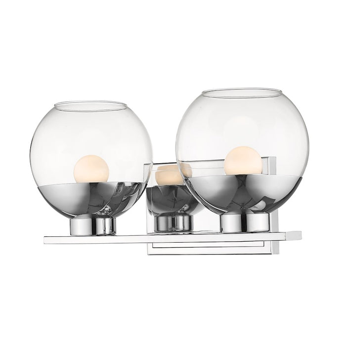 Z-Lite Osono 2 Light Vanity, Chrome - 1924-2V-CH-LED