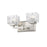 Z-Lite Rubicon 2 Light Vanity, Brushed Nickel/Clear