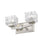 Z-Lite Rubicon 2 Light Vanity, Brushed Nickel/Clear