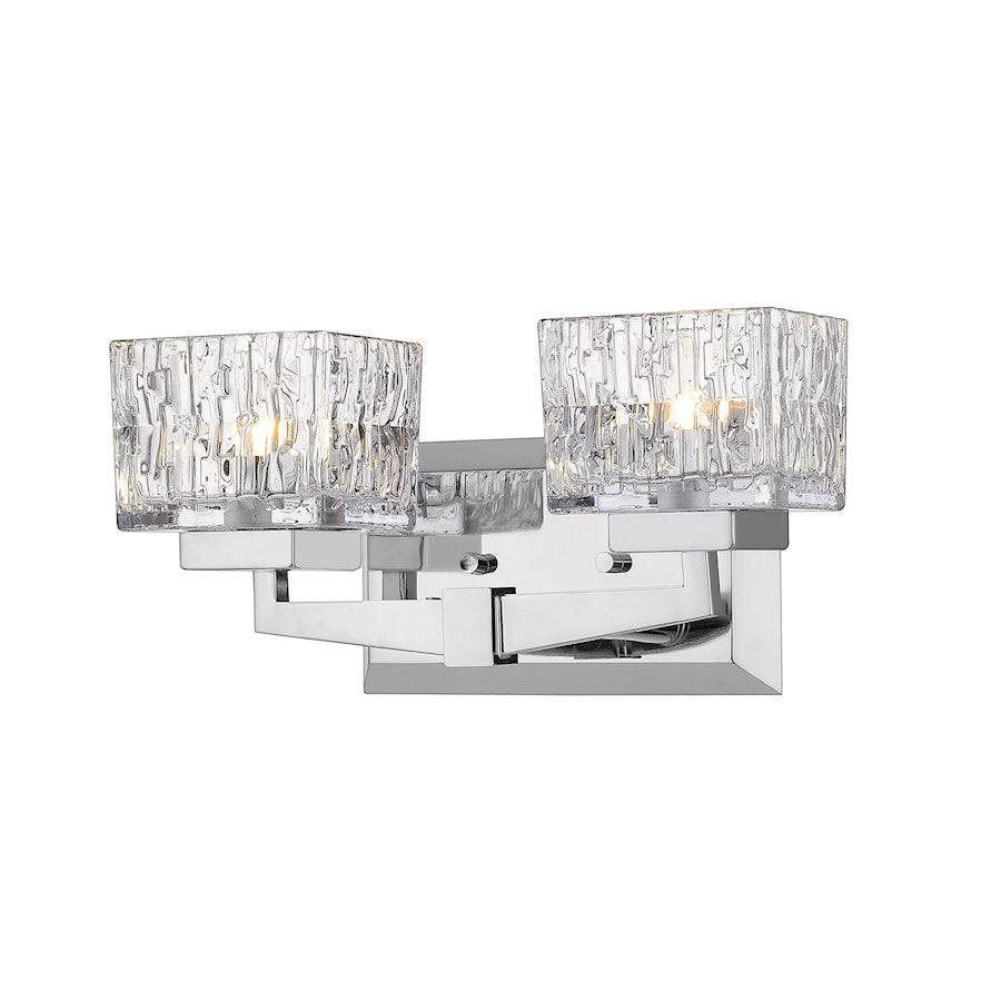 Z-Lite Rubicon 2 Light Vanity, Chrome - 1927-2V-CH